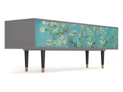 Móvel De Tv| Mueble de TV - 170х59х48 cm - T4 - Almond Blossom, Cinza Cinzento