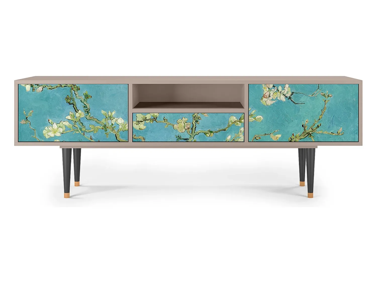 Mueble de TV - 170х59х41 cm - T6 - Almond Blossom, Latte Bege