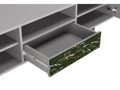 Móvel De Tv* Mueble de TV - 170х59х41 cm - T6 - Amazon Forest, Cinza Cinzento