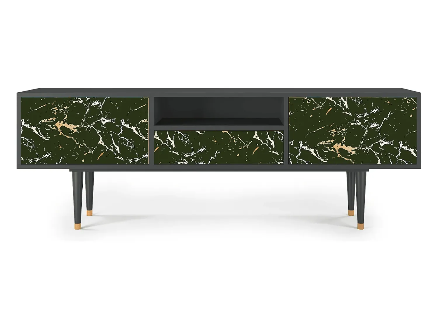 Mueble de TV - 170х59х41 cm - T6 - Amazon Forest, Antracite^ Móvel De Tv