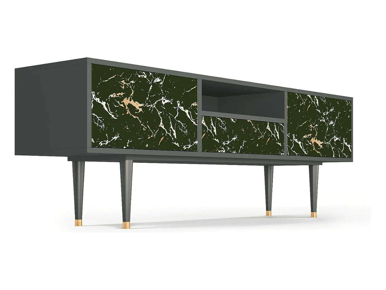 Mueble de TV - 170х59х41 cm - T6 - Amazon Forest, Antracite^ Móvel De Tv