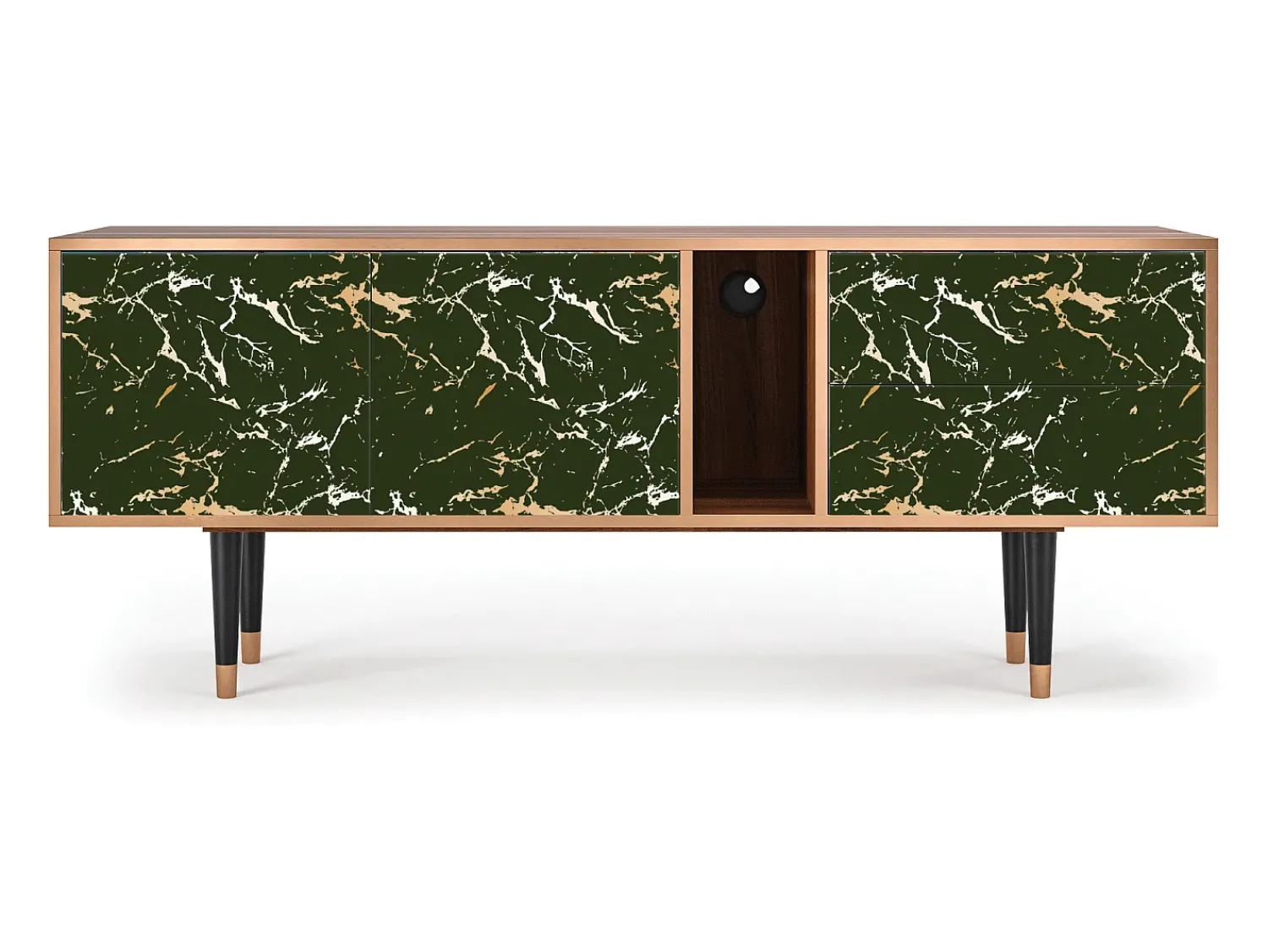 Clearance Mueble de TV - 170х69х48 cm - T1 - Amazon Forest, Nogueira Castanho
