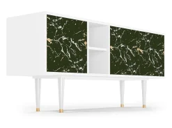 Mueble de TV - 150х69х41 cm - T5 - Amazon Forest, Branco^ Móvel De Tv