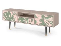 Móvel De Tv* Mueble de TV - 170х59х41 cm - T6 - Aquarelle, Latte Bege