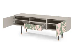 Móvel De Tv| Mueble de TV - 170х59х41 cm - T6 - Aquarelle, Areia Bege