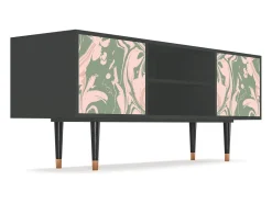 Móvel De Tv* Mueble de TV - 170х69х48 cm - T2 - Aquarelle, Antracite Cinza antracite
