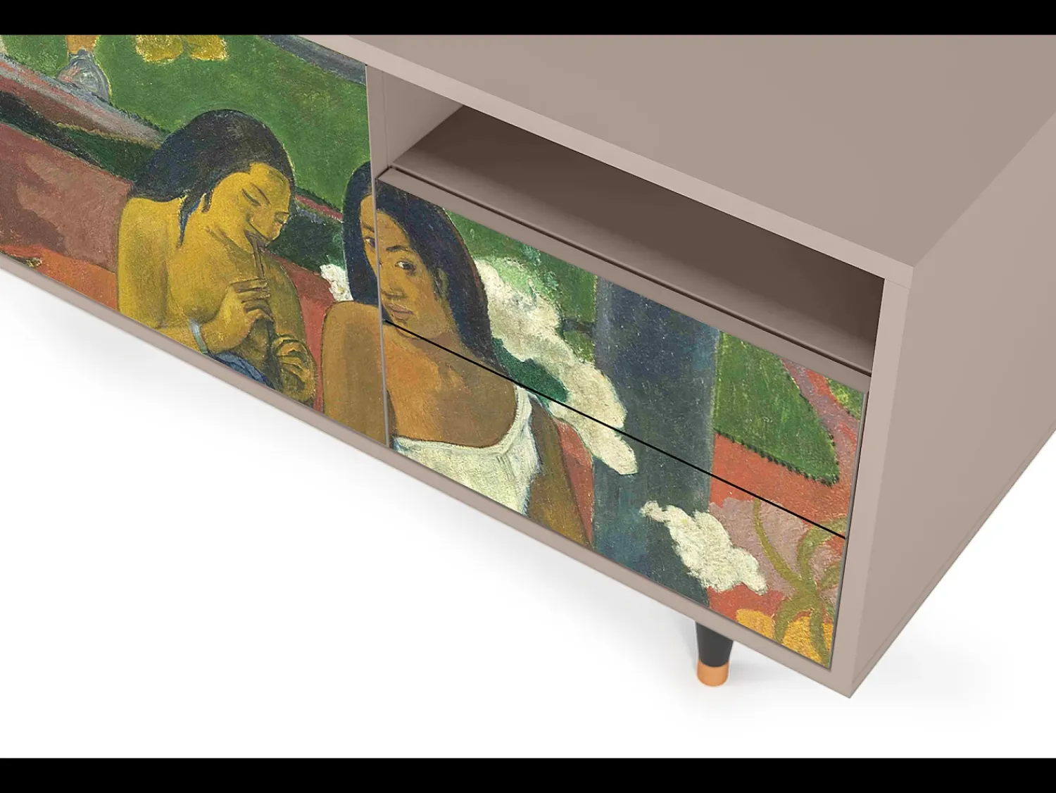 Móvel De Tv* Mueble de TV - 125х56х41 cm - T7 - Arearea , Latte Bege