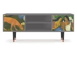 Móvel De Tv| Mueble de TV - 170х69х48 cm - T2 - Arearea , Cinza Cinzento