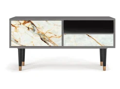 Best Mueble de TV - 115х59х48 cm - T3 - Areiay Marble, Areia Bege