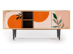 Móvel De Tv| Mueble de TV - 150х69х41 cm - T5 - Artwork, Nogueira Castanho