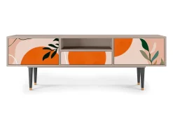 Móvel De Tv| Mueble de TV - 170х59х41 cm - T6 - Artwork, Latte Bege