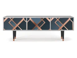 Móvel De Tv| Mueble de TV - 170х59х48 cm - T4 - Ashy 1920', Cinza Cinzento