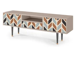 Móvel De Tv| Mueble de TV - 170х59х41 cm - T6 - Beige Laure, Latte Bege