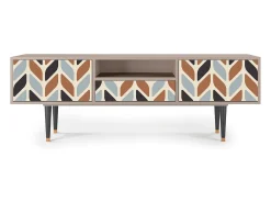 Móvel De Tv| Mueble de TV - 170х59х41 cm - T6 - Beige Laure, Latte Bege