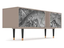 Móvel De Tv| Mueble de TV - 170х69х48 cm - T1 - Big Fish Eat Little, Latte Bege