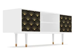 Móvel De Tv| Mueble de TV - 170х69х48 cm - T2 - Bird of Juno, Branco Bege