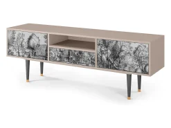 Mueble de TV - 170х59х41 cm - T6 - Bird Dropping, Latte^ Móvel De Tv