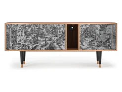Mueble de TV - 170х69х48 cm - T1 - Bird Dropping, Nogueira^ Móvel De Tv