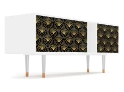 Móvel De Tv| Mueble de TV - 170х69х48 cm - T1 - Bird of Juno, Branco Bege