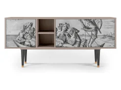 Móvel De Tv| Mueble de TV - 150х69х41 cm - T5 - Blau Schuyte, Latte Bege