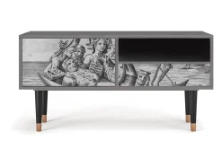 Móvel De Tv| Mueble de TV - 115х59х48 cm - T3 - Blau Schuyte, Areia Bege