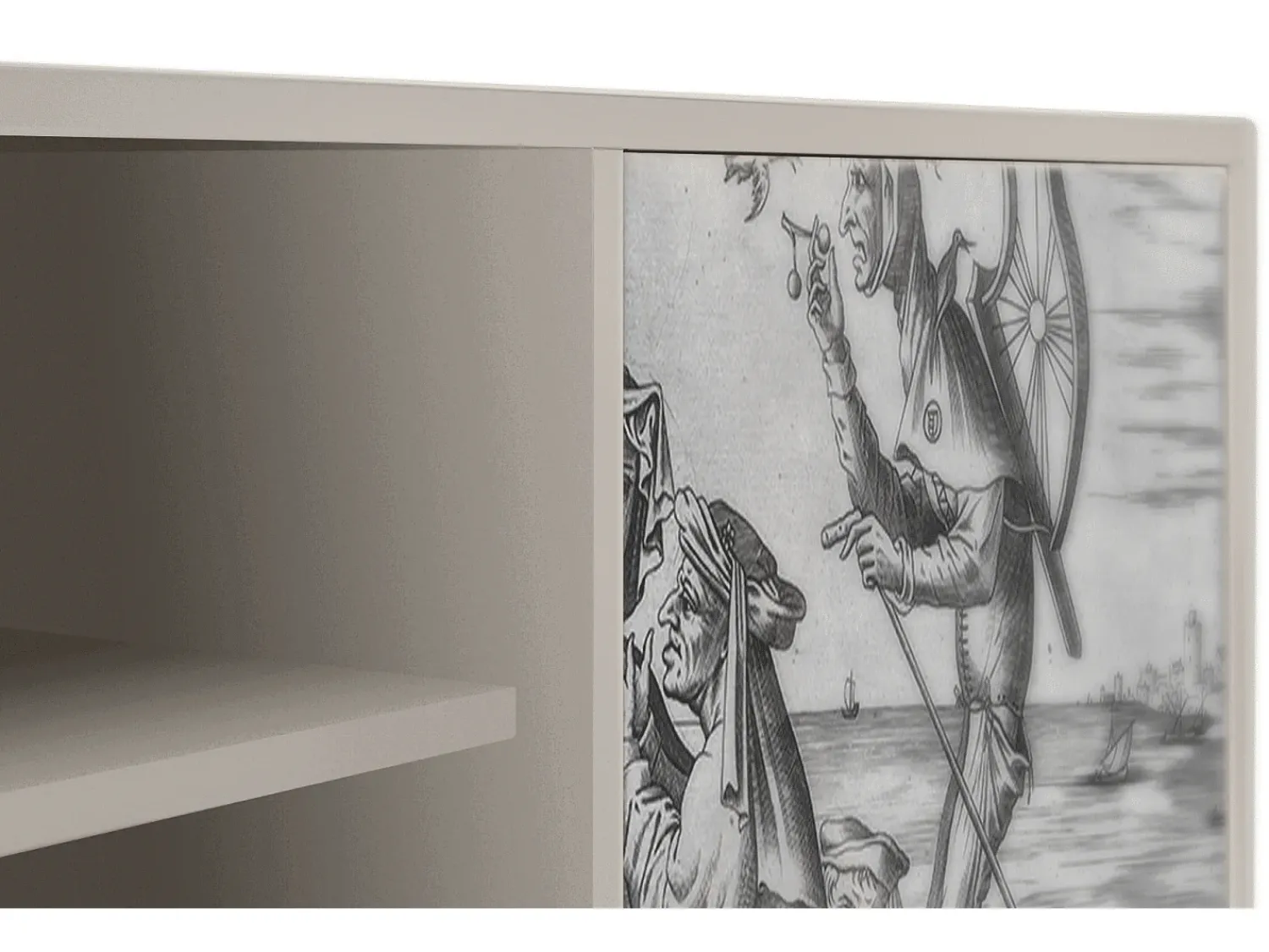 Discount Mueble de TV - 170х69х48 cm - T2 - Blau Schuyte, Areia Bege