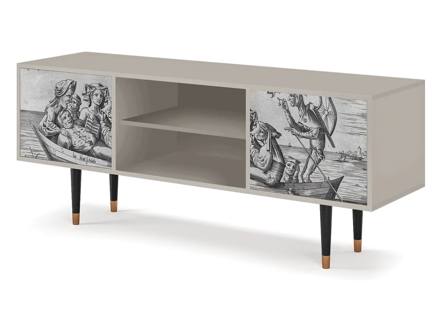 Discount Mueble de TV - 170х69х48 cm - T2 - Blau Schuyte, Areia Bege