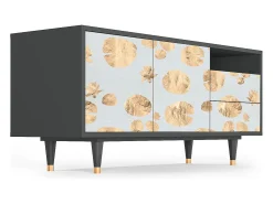 Móvel De Tv| Mueble de TV - 125х56х41 cm - T7 - Blue Giraffe, Antracite Cinza antracite