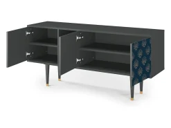 Clearance Mueble de TV - 150х69х41 cm - T5 - Blue Lotus, Antracite Cinza antracite