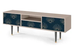 Móvel De Tv* Mueble de TV - 170х59х41 cm - T6 - Blue Lotus, Latte Bege