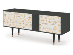 Mueble de TV - 170х69х48 cm - T1 - Blue Giraffe, Antracite^ Móvel De Tv
