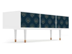 Móvel De Tv| Mueble de TV - 170х59х48 cm - T4 - Blue Lotus, Branco Bege