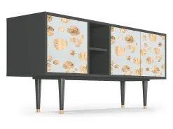 Móvel De Tv* Mueble de TV - 150х69х41 cm - T5 - Blue Giraffe, Antracite Cinza antracite