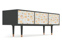 Móvel De Tv| Mueble de TV - 170х59х48 cm - T4 - Blue Giraffe, Antracite Cinza antracite