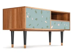 Mueble de TV - 115х59х48 cm - T3 - Blue Drops, Nogueira^ Móvel De Tv