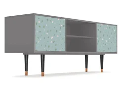 Móvel De Tv* Mueble de TV - 170х69х48 cm - T2 - Blue Drops, Cinza Cinzento