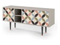 Móvel De Tv| Mueble de TV - 150х69х41 cm - T5 - Butterfly Effect, Areia Bege