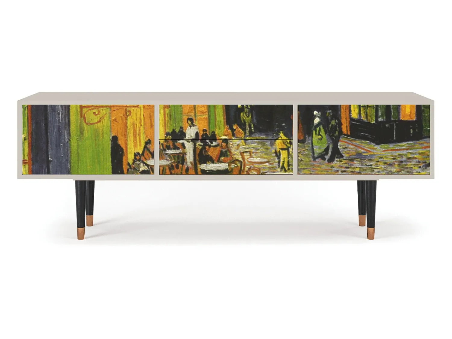 Mueble de TV - 170х59х48 cm - T4 - Café Terrace at Night, Areia^ Móvel De Tv