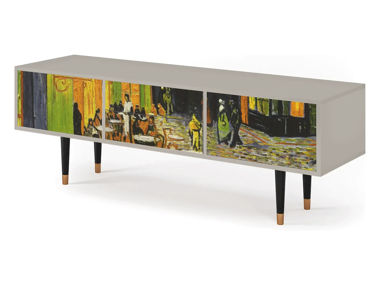 Mueble de TV - 170х59х48 cm - T4 - Café Terrace at Night, Areia^ Móvel De Tv
