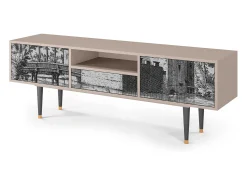 Mueble de TV - 170х59х41 cm - T6 - Castle with Bridge, Latte^ Móvel De Tv