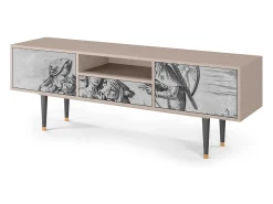 Mueble de TV - 170х59х41 cm - T6 - Castle by Breugel, Latte^ Móvel De Tv