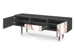 Mueble de TV - 170х59х41 cm - T6 - Champagne Story, Antracite^ Móvel De Tv