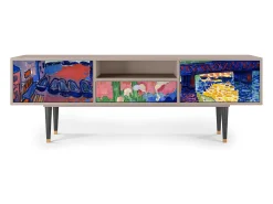 Móvel De Tv| Mueble de TV - 170х59х41 cm - T6 - Charing Cross Bridge, Latte Bege