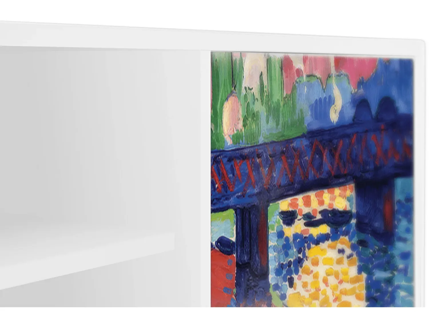 New Mueble de TV - 170х69х48 cm - T2 - Charing Cross Bridge, Branco Bege
