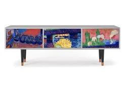 Mueble de TV - 170х59х48 cm - T4 - Charing Cross Bridge, Cinza Cinzento