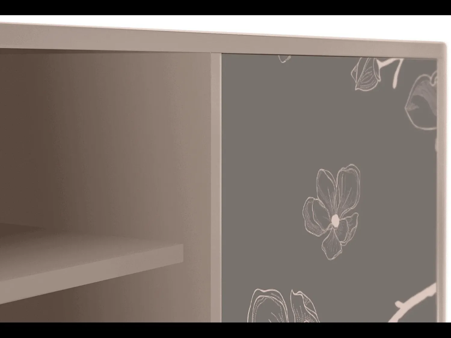 Mueble de TV - 170х69х48 cm - T2 - Cherry Blossom, Latte^ Móvel De Tv
