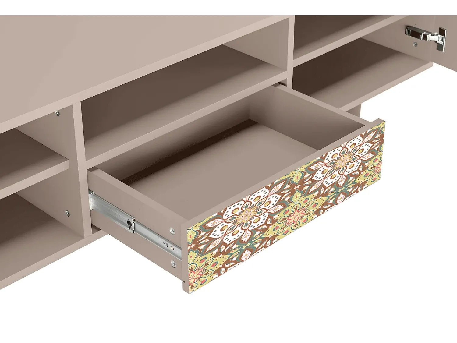 Mueble de TV - 170х59х41 cm - T6 - Chinese Tea, Latte^ Móvel De Tv