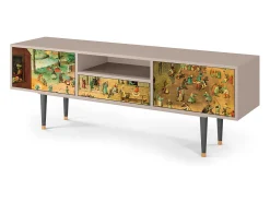 Móvel De Tv* Mueble de TV - 170х59х41 cm - T6 - Children Games, Areia Bege