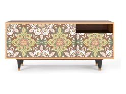 Móvel De Tv* Mueble de TV - 125х56х41 cm - T7 - Chinese Tea, Nogueira Castanho