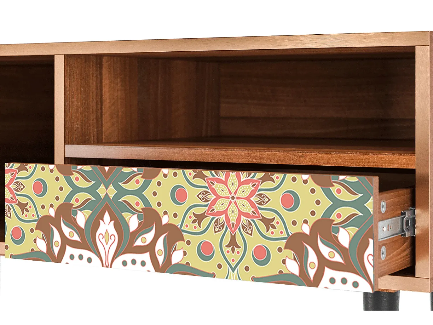 Sale Mueble de TV - 115х59х48 cm - T3 - Chinese Tea, Nogueira Castanho